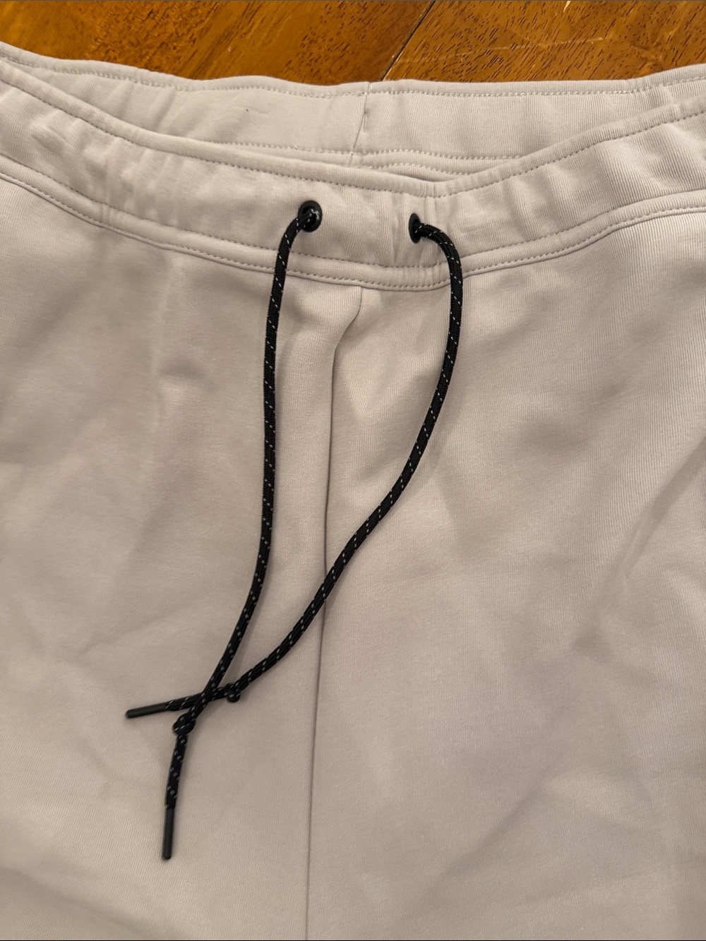 Nike Men’s Light Beige Fleece Joggers with Black Logo xl - Picture 9 of 16
